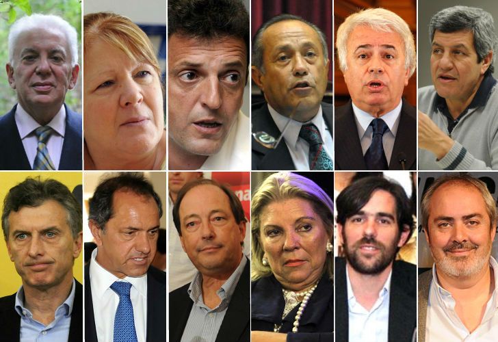 Cuáles son las doce fórmulas que competirán en las PASO presidenciales