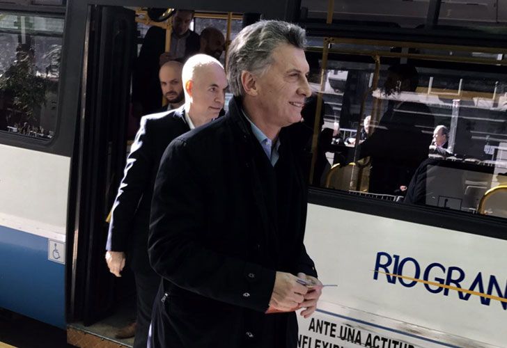 Macri inauguró el Metrobús del Bajo