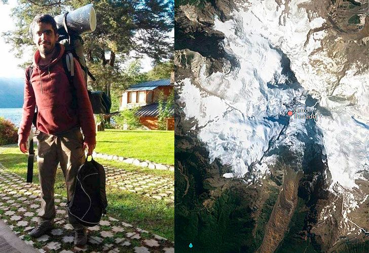Apareció con vida el mochilero perdido en Cerro Tronador