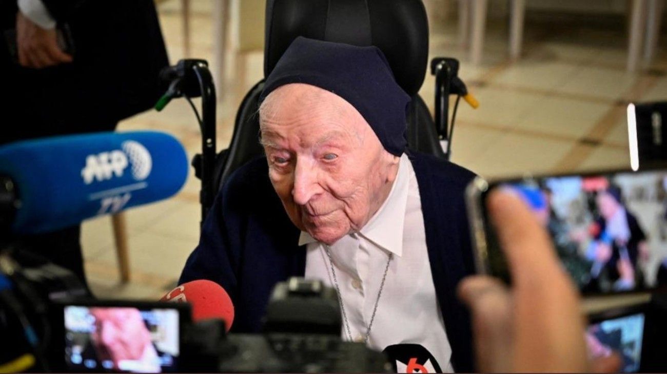 A los 117 años, la mujer más longeva de Europa superó el coronavirus