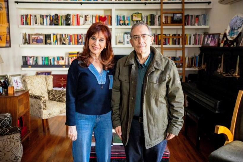 Cristina Kirchner se reunió con Carlos Maslatón: "Le deseo todo lo mejor a CFK"