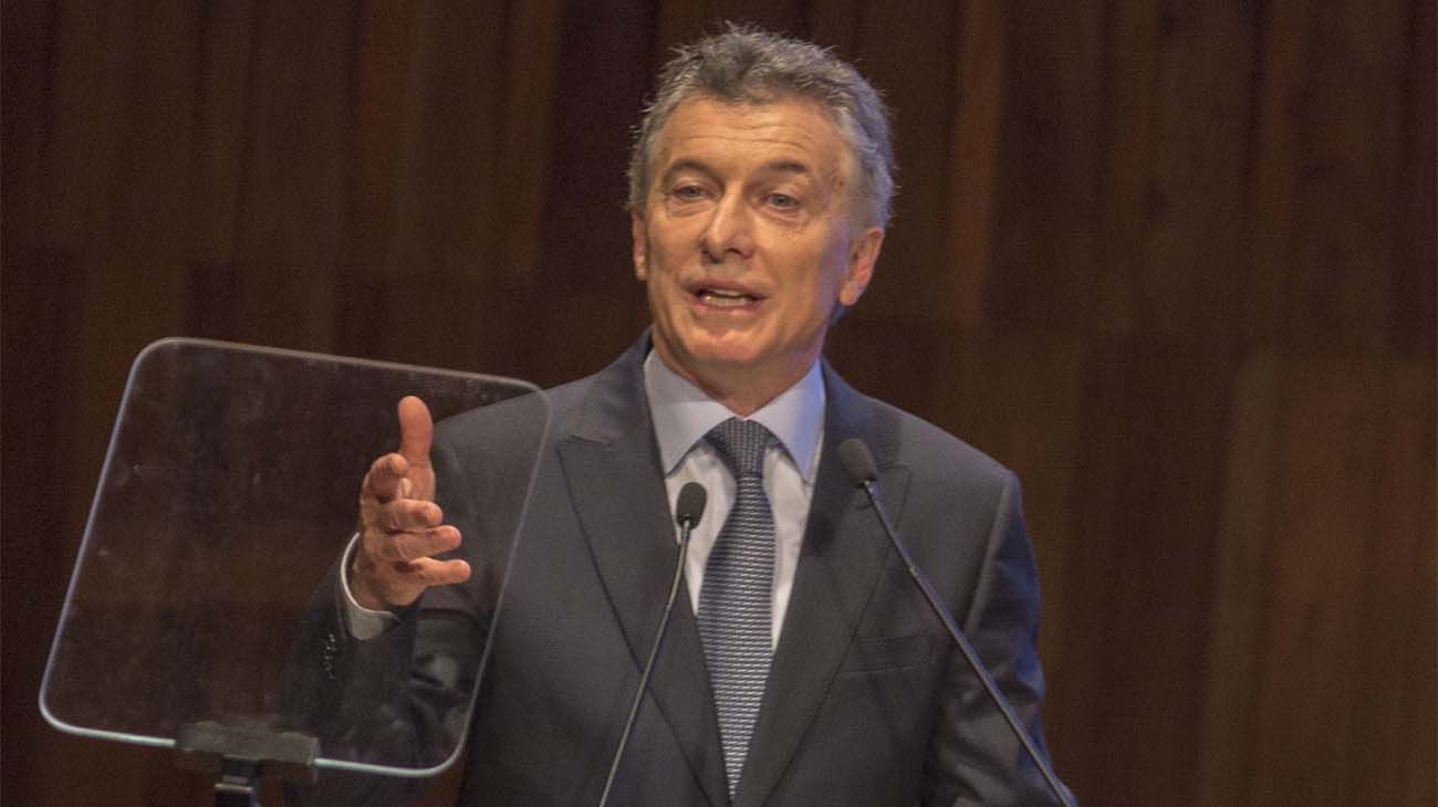 Mauricio Macri presenta un informe de gestión en el Centro Cultural Kirchner