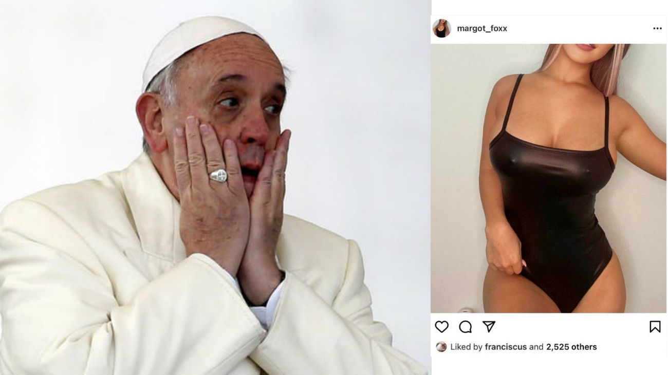 ¿Real o falso? Otro "like" del Papa Francisco a una modelo en Instagram