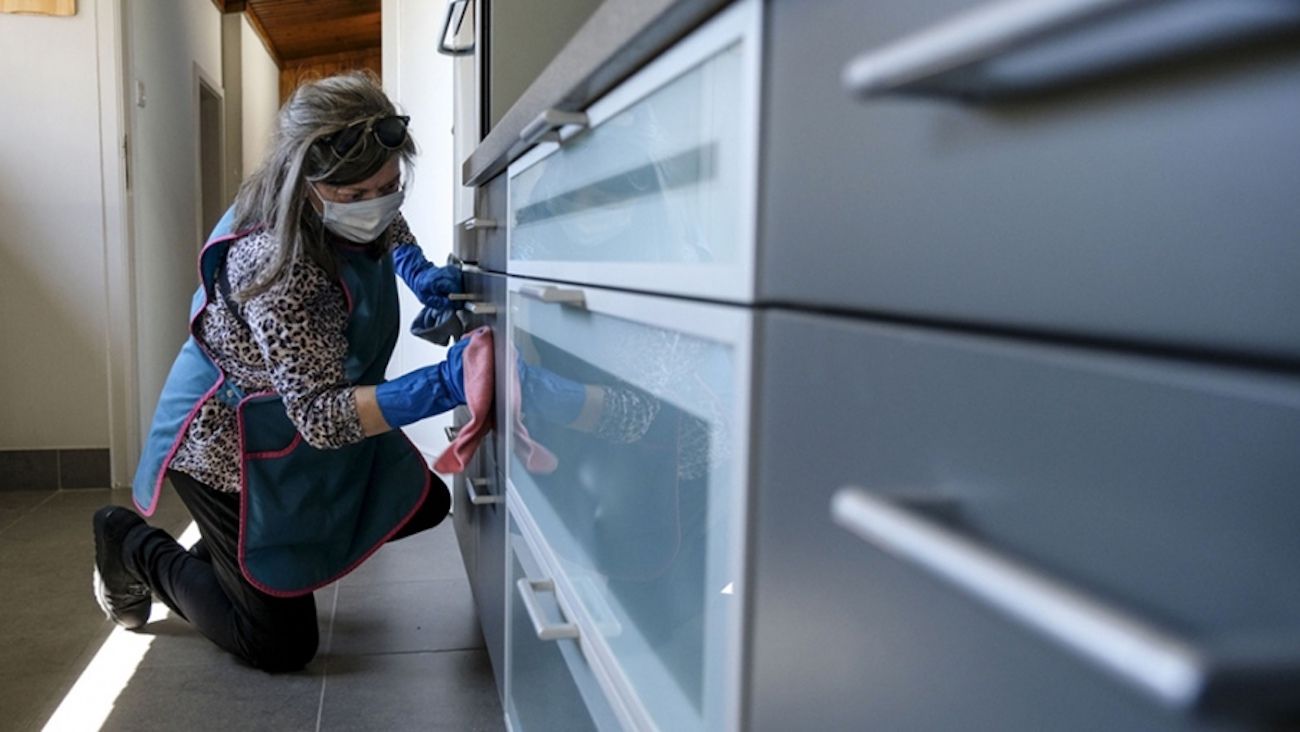 Se perdieron 433 mil empleos en el servicio doméstico durante la pandemia