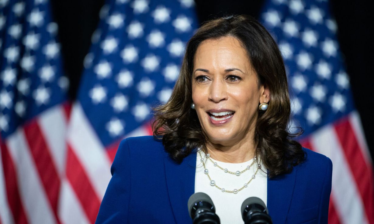Kamala Harris envió un mensaje a los "jóvenes líderes" durante los Kids' Choice Awards