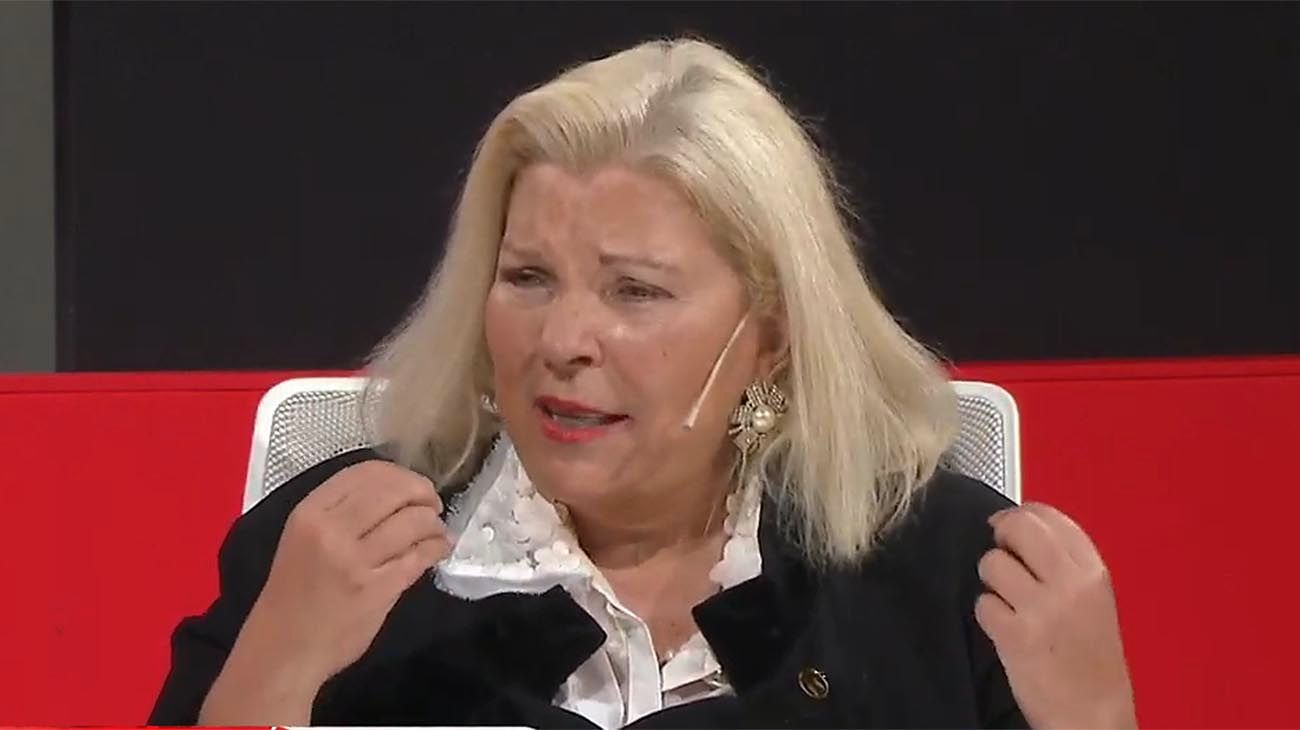 Carrió: "Hay que restablecer el Estado de derecho, aún llegando a la desobediencia civil"