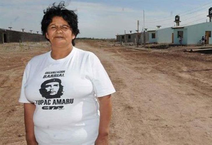 Detuvieron a Nélida Rojas, líder de la Tupac Amaru Mendoza