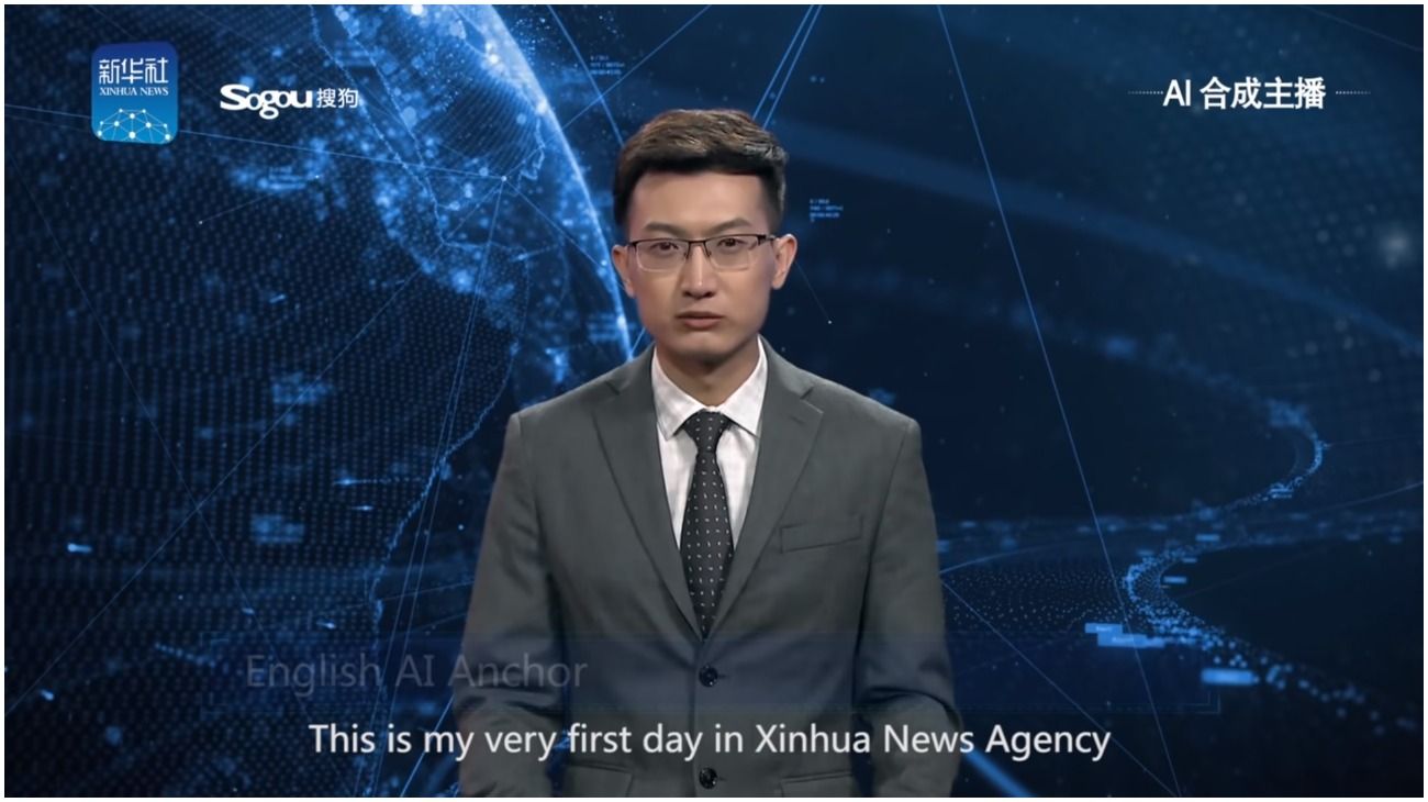 Un robot debutó como presentador de noticias en China