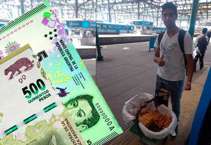 El churrero de Constitución que se hizo viral por su gesto honesto