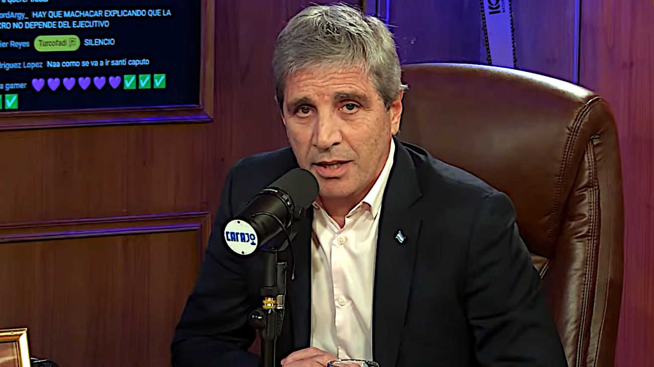 Luis Caputo no quiere más elecciones cada dos años: "Son una ridiculez"