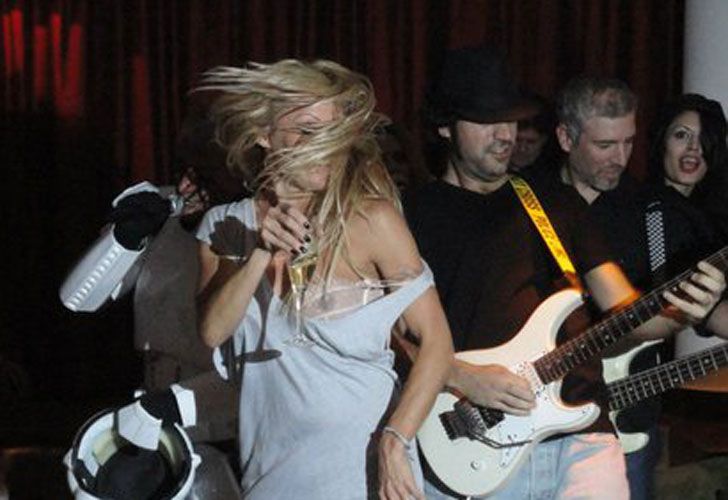 Noche de descontrol para Pamela Anderson