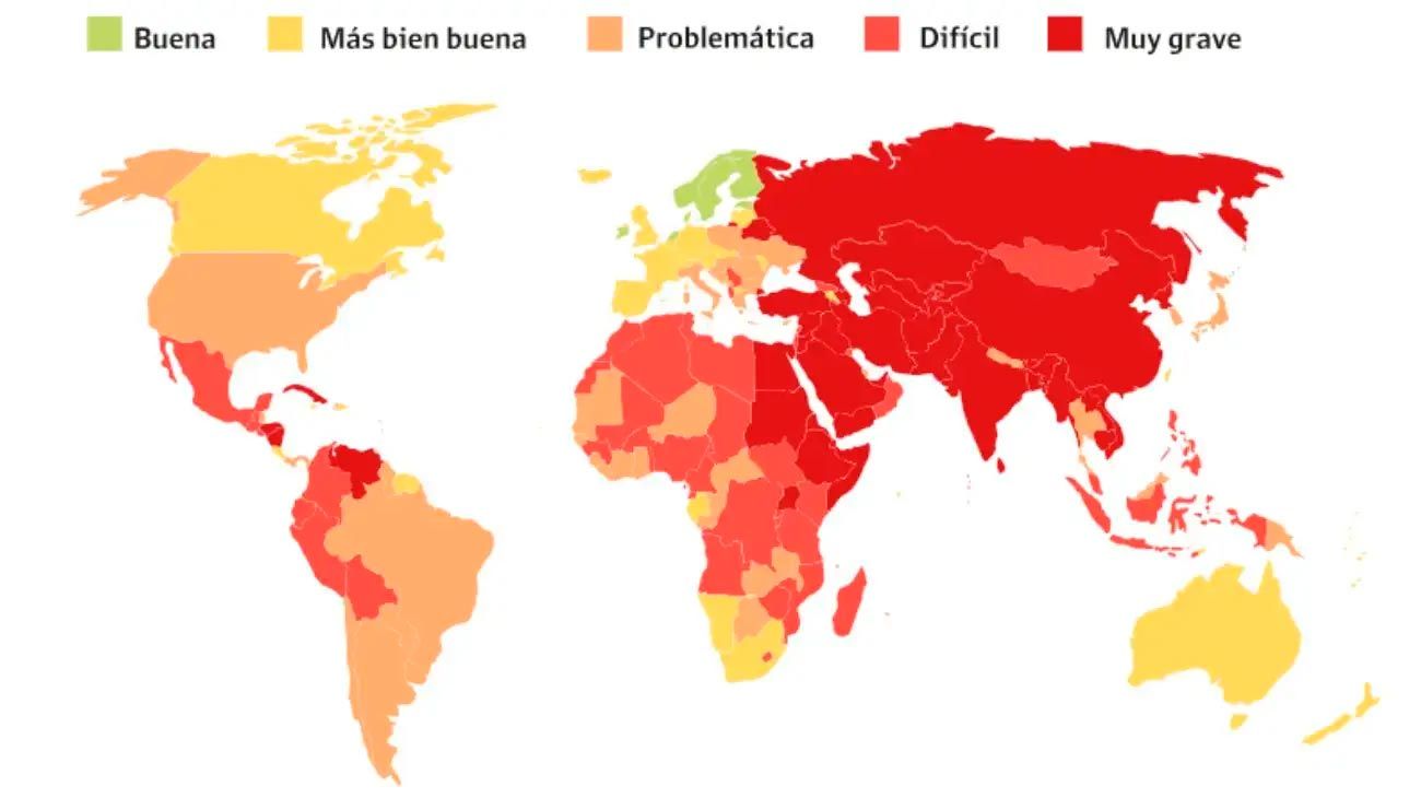 Fuerte caída de la Argentina en el ranking de libertad de prensa