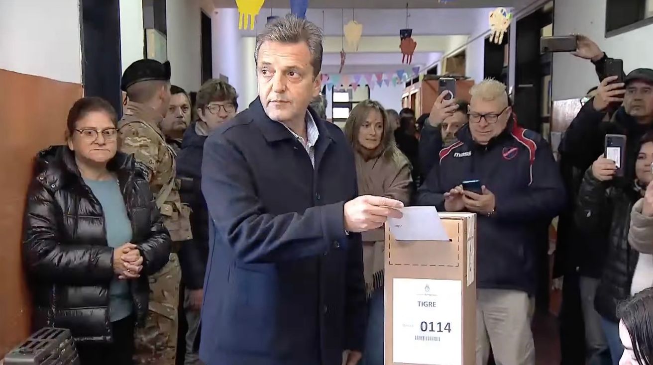 Balotaje 2023: Dónde y a qué hora vota Sergio Massa