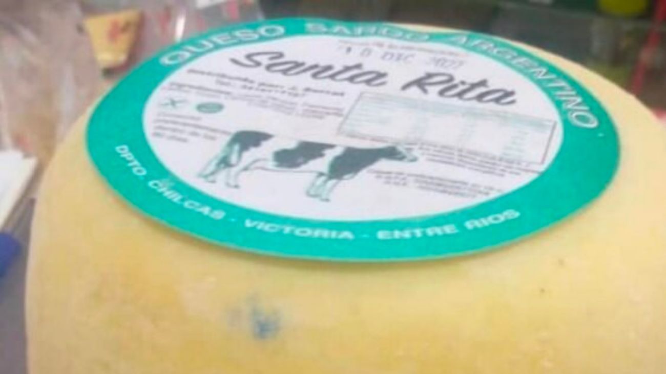 Entre Ríos: la ANMAT prohibió la venta en todo el país de un queso sardo