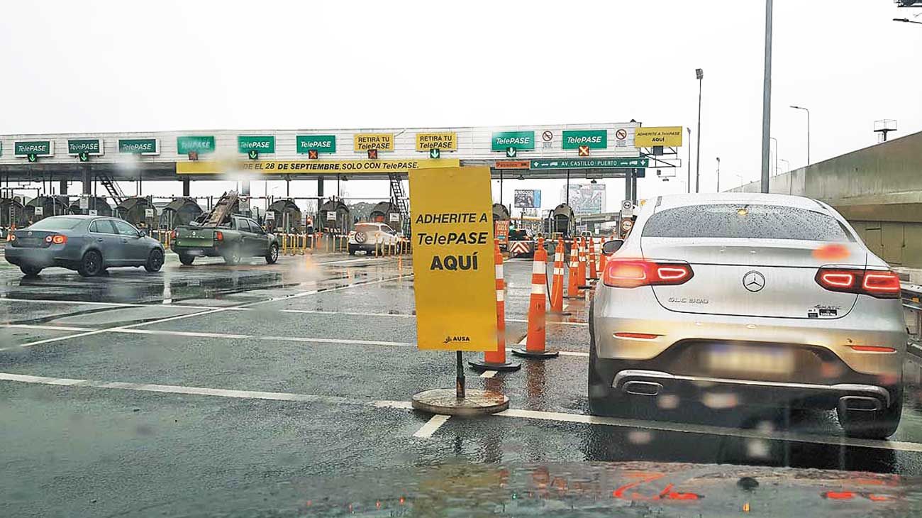 A partir de mañana, el TelePASE será el medio de pago en autopistas porteñas