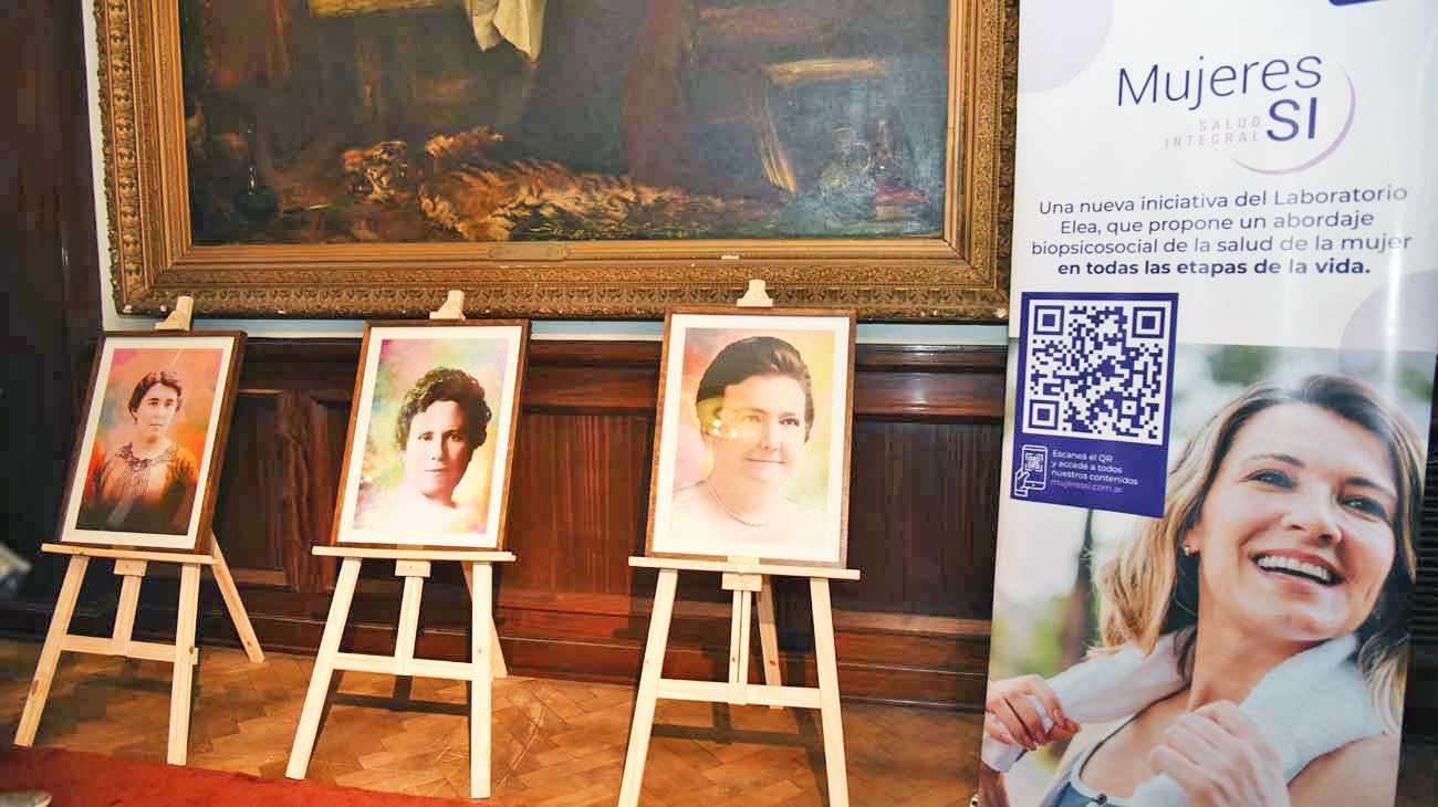 La Facultad de Medicina sumó cuadros de tres médicas pioneras