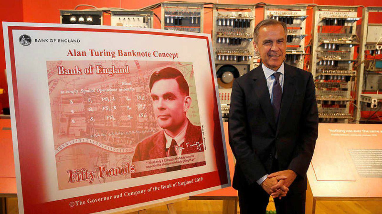 El matemático Alan Turing será la cara de billete de 50 libras del Reino Unido
