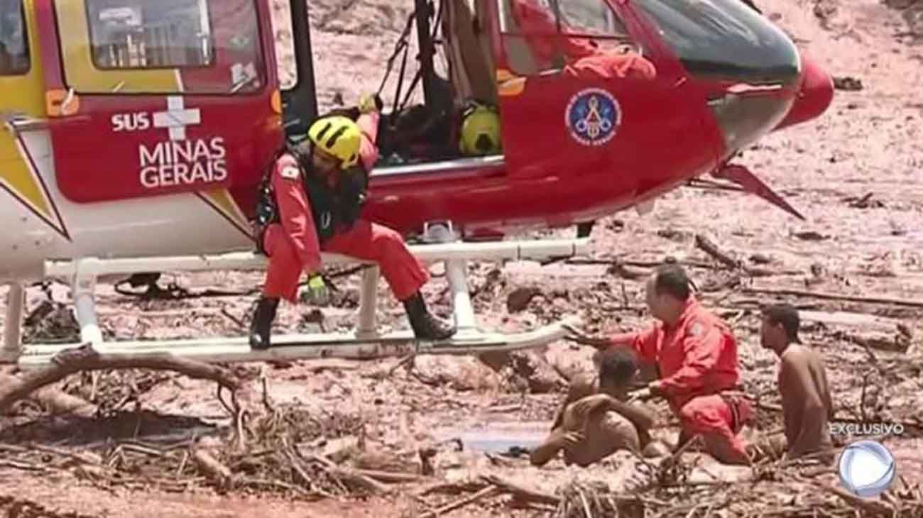 Tragedia en Brasil: una represa colapsó y hay al menos 50 muertos y 300 desaparecidos