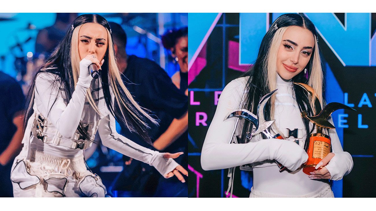 La consagración de Nicki Nicole en el difícil festival chileno