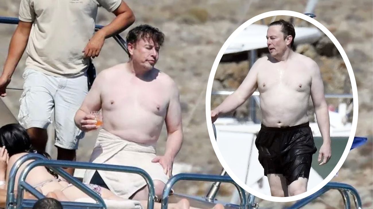 "¡Libera el pezón!": Elon Musk tomaba sol en un yate mientras naufragaba la compra de Twitter