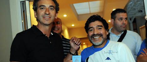 Maradona: "Estuve con Cristina y en los premios Clarín"