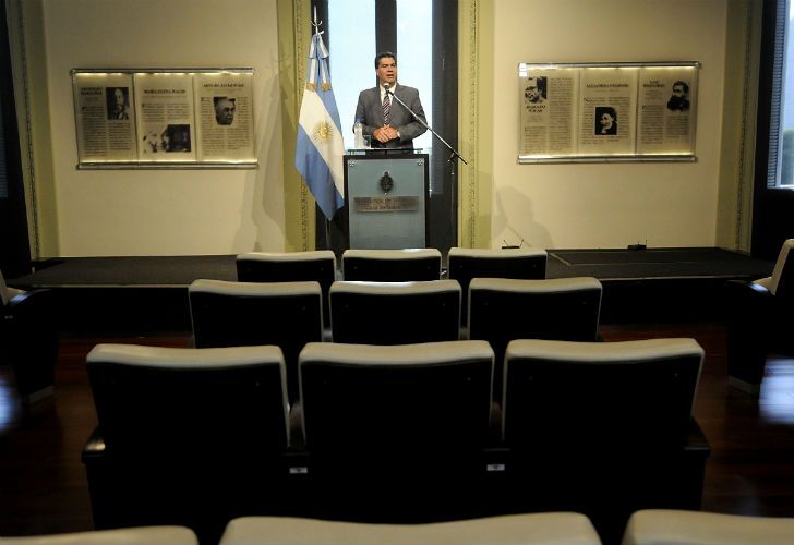 Casi en soledad, Capitanich defendió al procesado Boudou