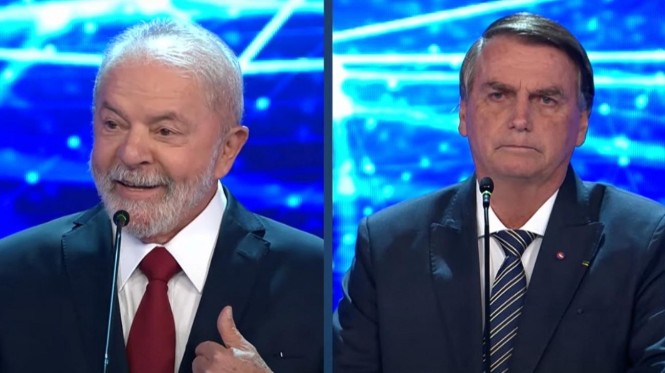 Tenso primer debate entre Lula y Bolsonaro en Brasil