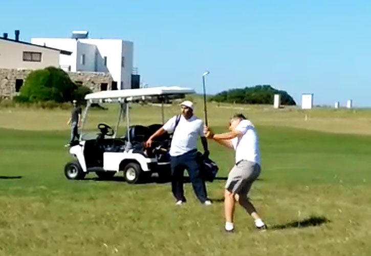 Descanso, golf frente al mar y playa con jóvenes de la Villa 31