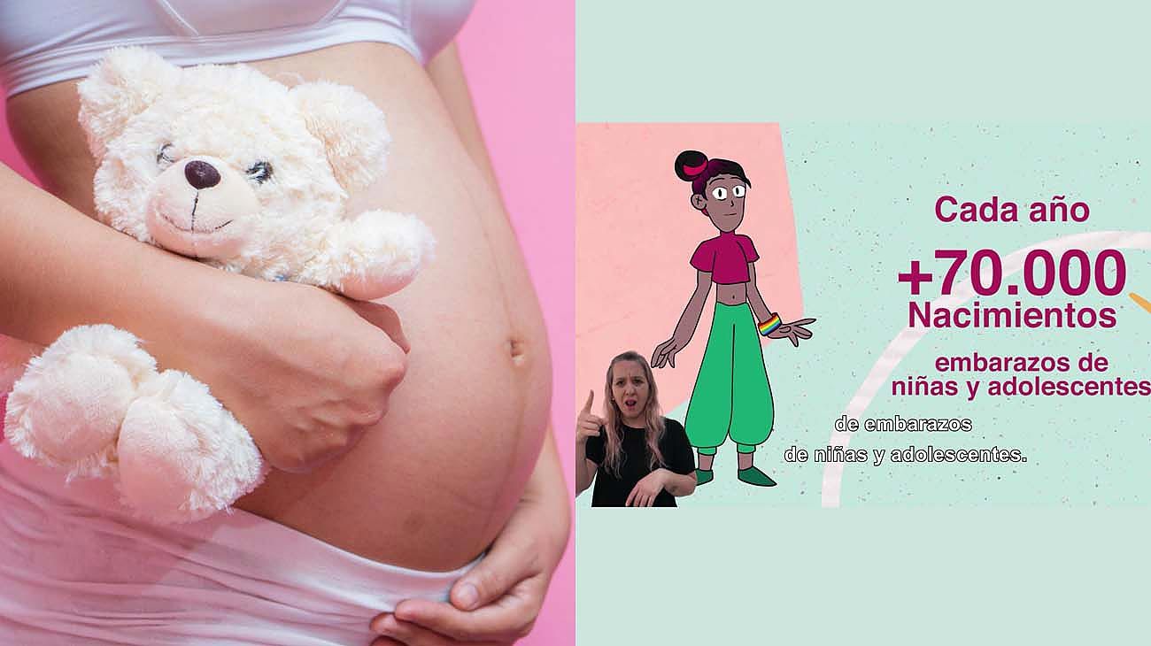 Embarazo adolescente: 30% de las menores tuvo un segundo o tercer hijo antes de los 20