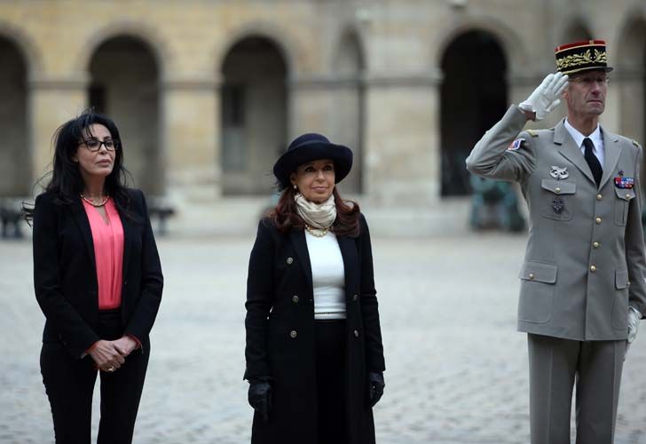 La agenda afrancesada de Cristina en París