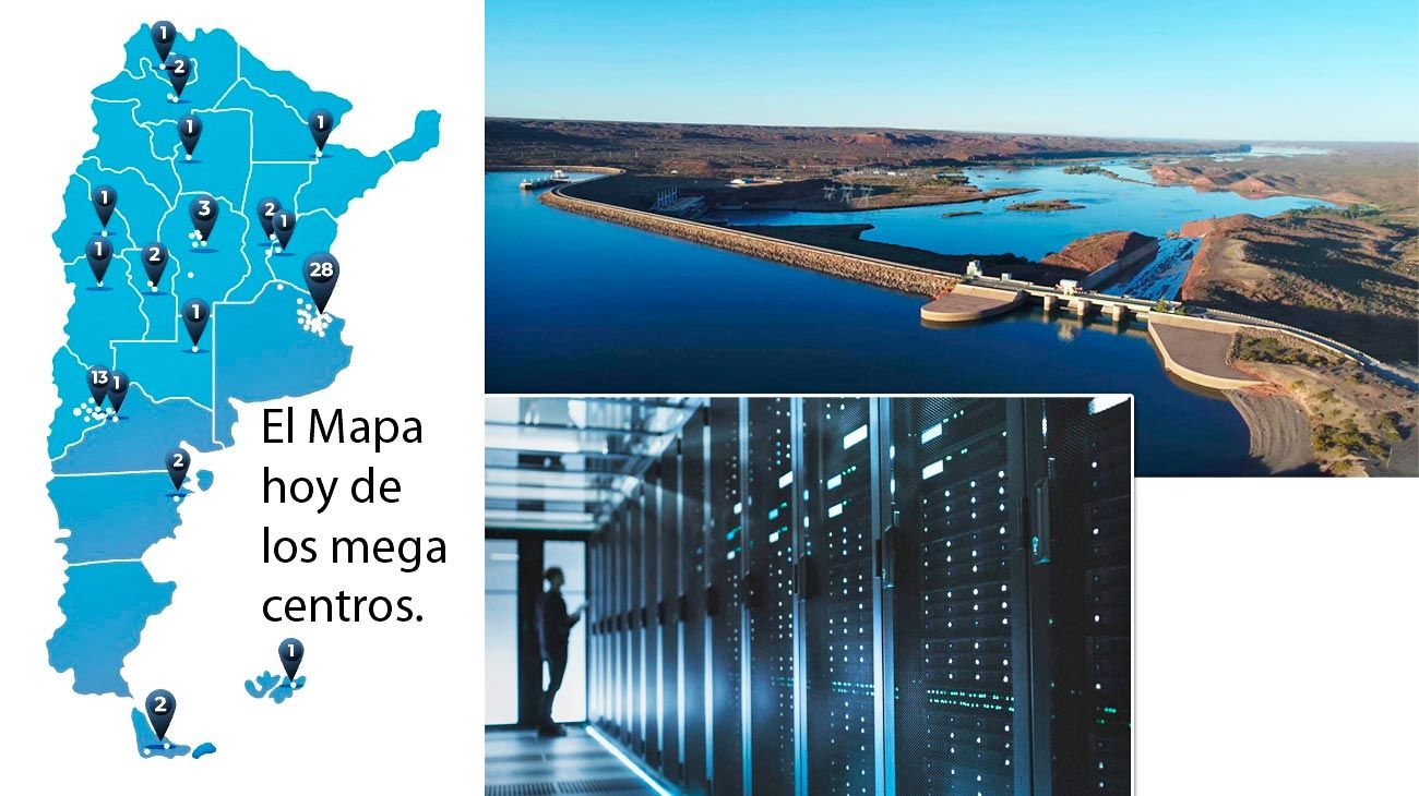 Proyectos de hiperescala, IA y el mapa real de los data centers a lo largo de Argentina