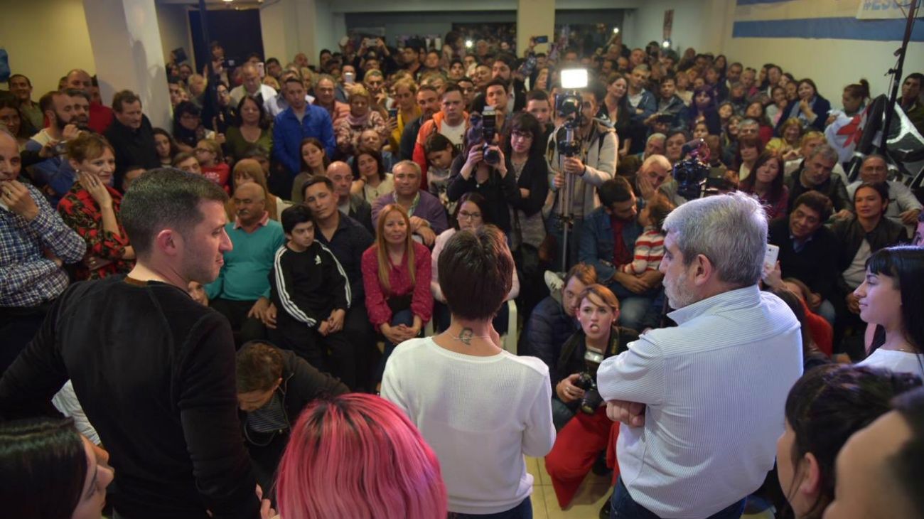 Aníbal Fernández volvió a Quilmes: "Tenemos que sacarles el poder para que no hagan más daño"