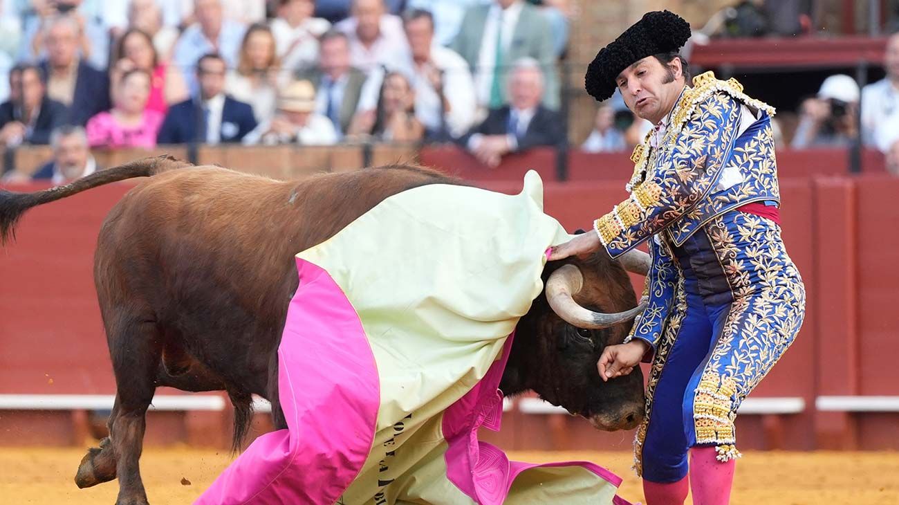 Gravísima cornada a Morante de Puebla en Sevilla: sufrió perforación de recto y fue operado de urgencia