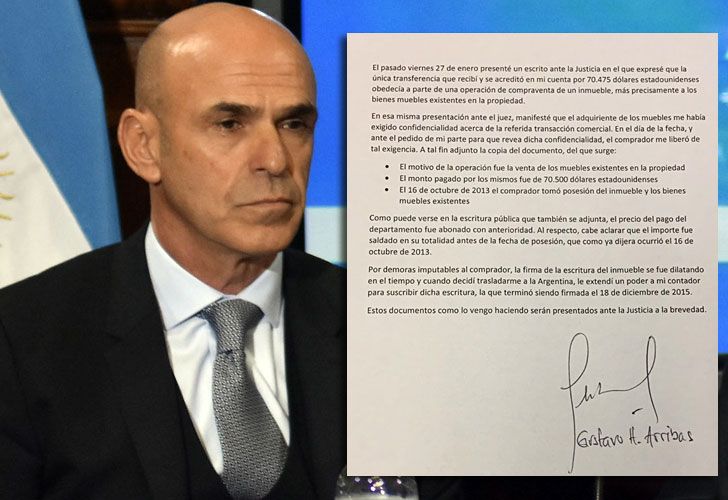 Caso Odebrecht | Arribas presentó la escritura por la venta de muebles