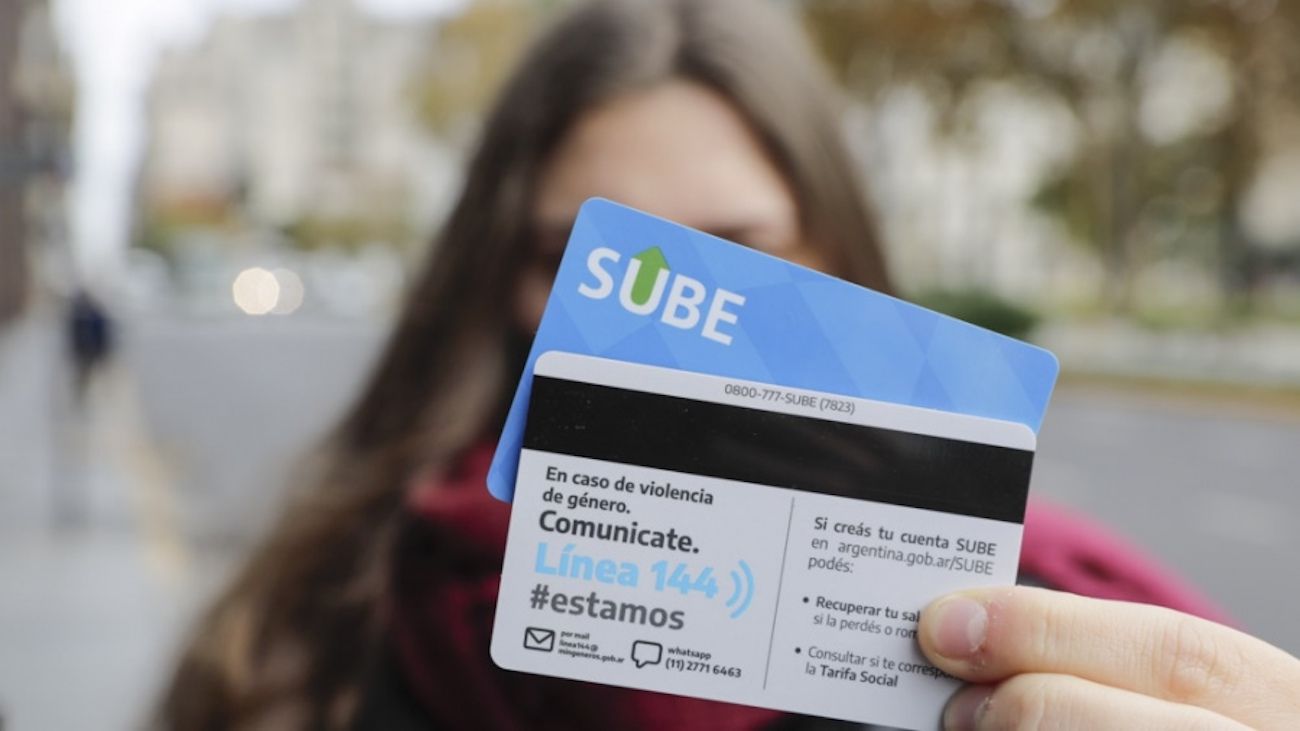 La tarjeta SUBE ya se puede comprar por internet