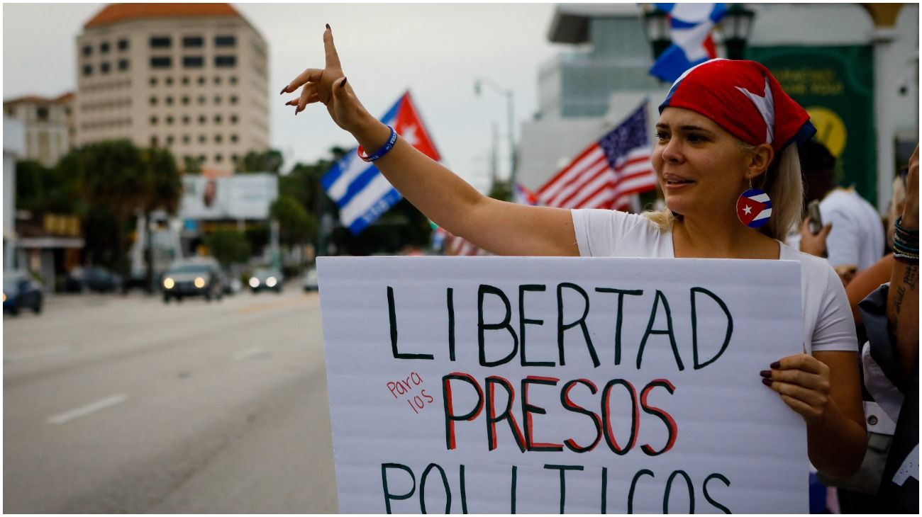 Protestas en Cuba: reclaman al gobierno de Díaz-Canel la libertad de presos políticos