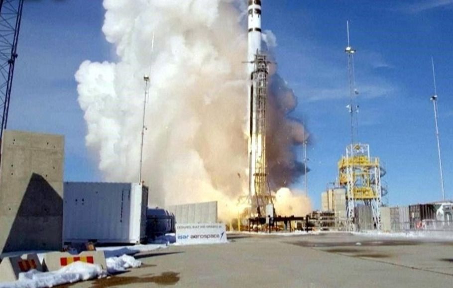 Así se estrelló el primer cohete orbital europeo segundos después de despegar