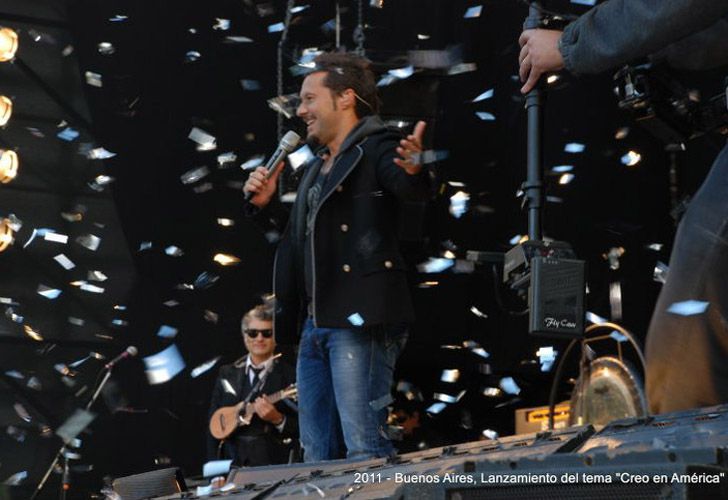 Diego Torres presentó la canción de la Copa América