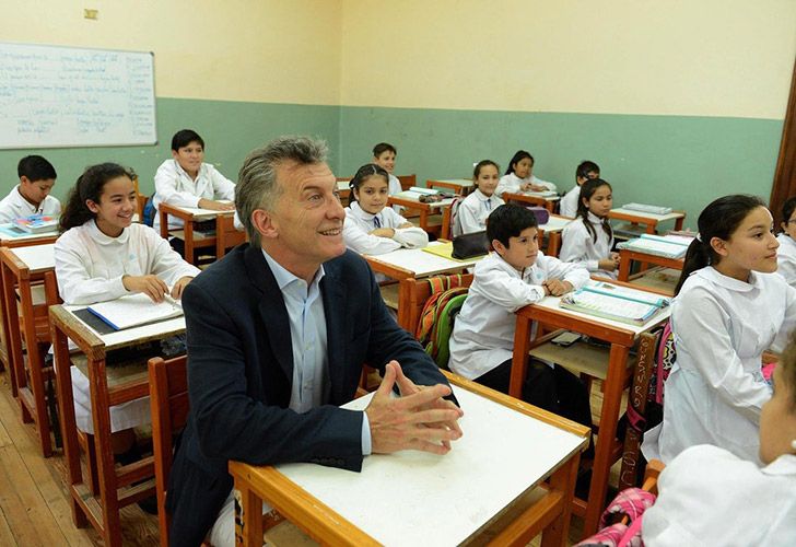 Macri inició el ciclo lectivo: "Tenemos graves problemas en la educación"