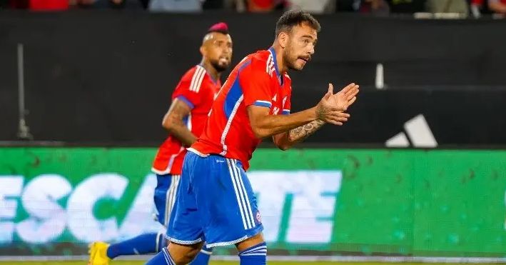 Matías Catalán fue titular en la goleada de Chile