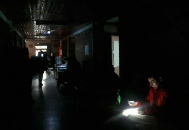 En el Alto Valle debieron votar a oscuras