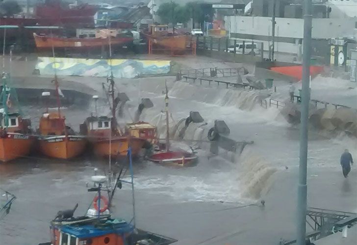 Cerraron el puerto de Mar del Plata por las intensas lluvias