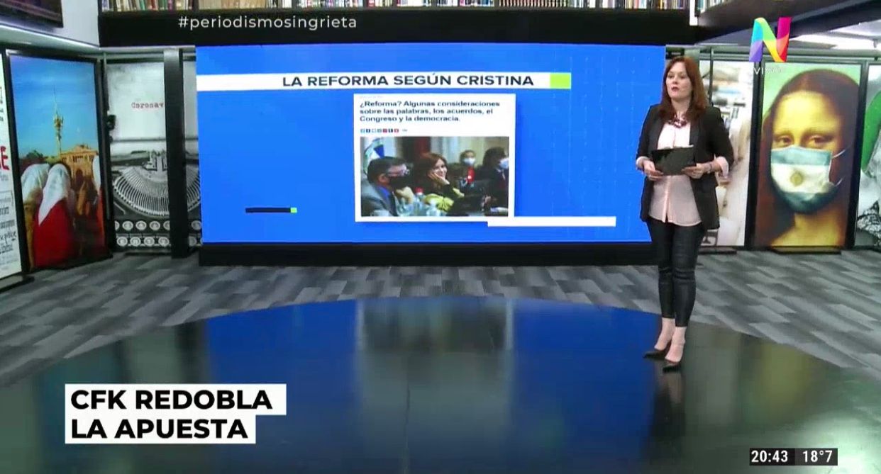 Las tres frases de Cristina Fernández sobre la reforma judicial