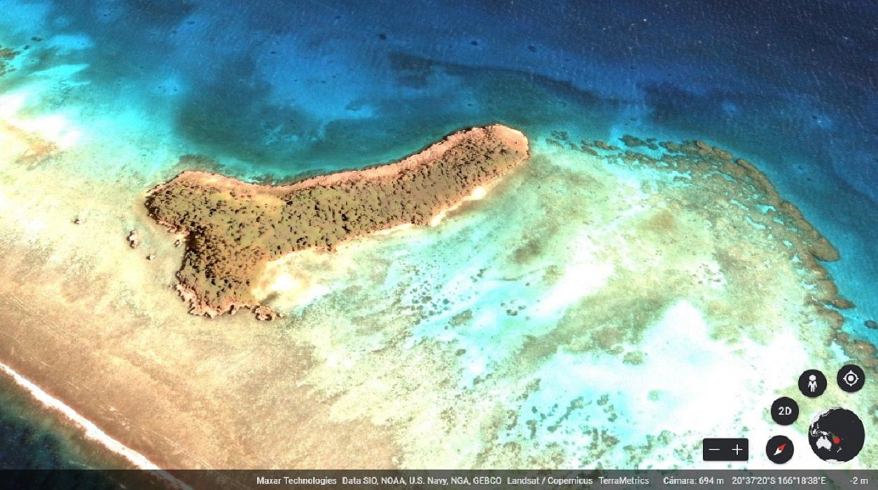 Una exploradora de Google Maps descubre isla con forma de pene en el Pacífico