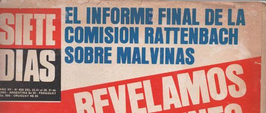 El Informe Rattenbach se vende en Internet a 150 pesos