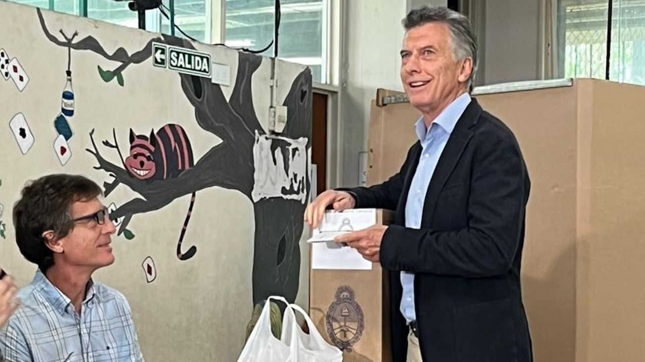 Mauricio Macri: "Vemos que va a haber ballottage"