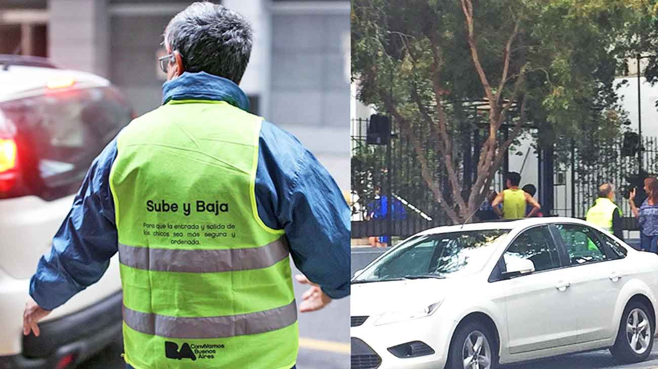 Sube y Baja: buscan que más escuelas se sumen al programa que evita la doble fila