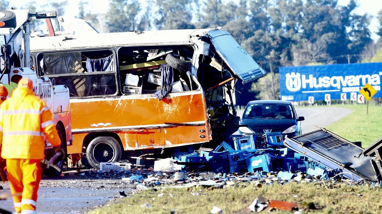 Chascomús: muere un bebé y hay 6 heridos por un triple choque en la Ruta 2