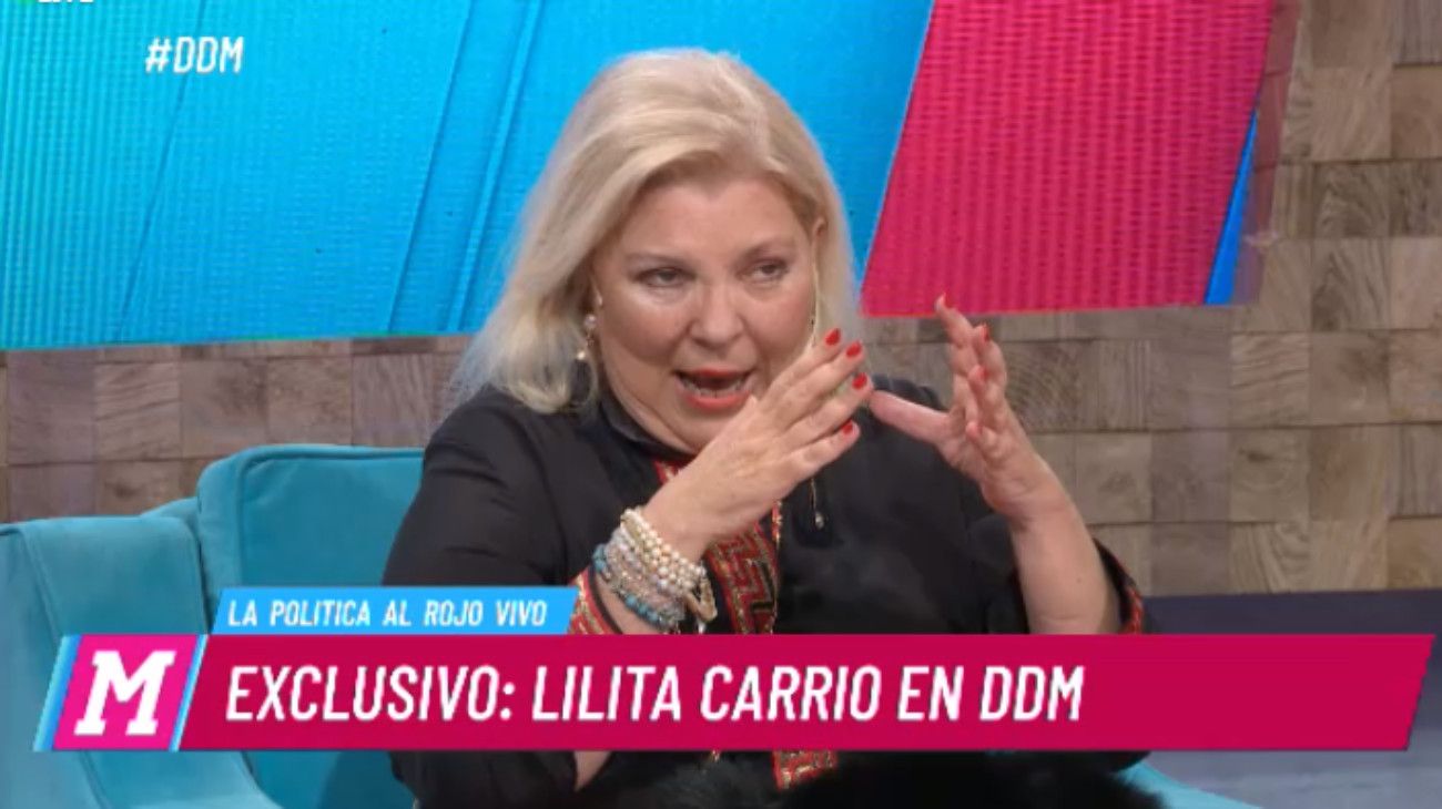 Elisa Carrió: "Alberto es un hombre muy peligroso y Cristina, el caos"