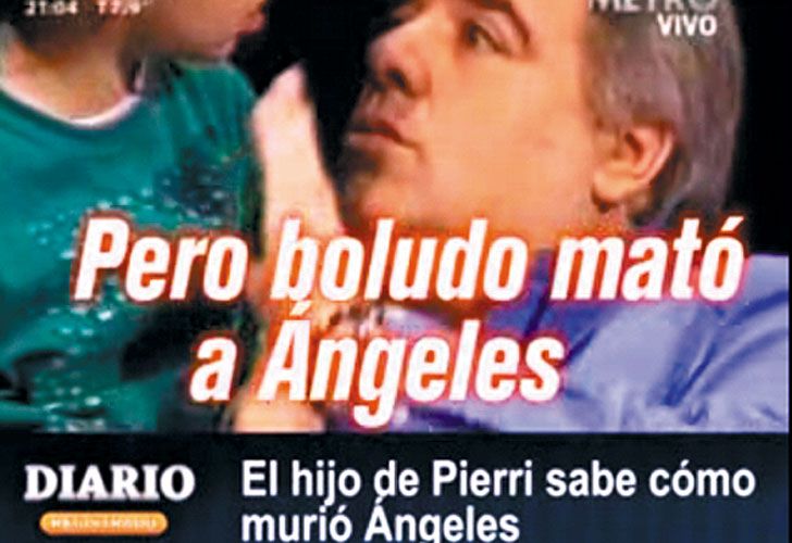 El hijo de Pierri contó que el portero mató a Angeles